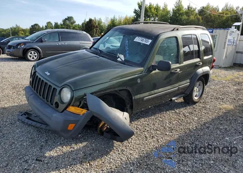 2007 Jeep Liberty Sport из США, поврежденный, VIN 1J4GL48K97W716559